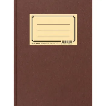 BOBO šitý poznámkový blok Retro A5, linkovaný