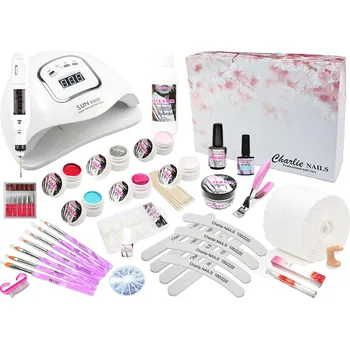 Startovací sada na gelové nehty XXXL 180W s bruskou 10W