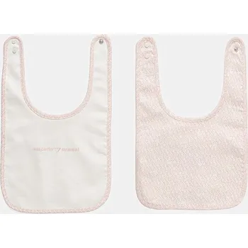 Bryndák Oboustranný dětský bryndáček Emporio Armani 2-pack EY000007.AF22049 růžová 03X, vel. ONE SIZE