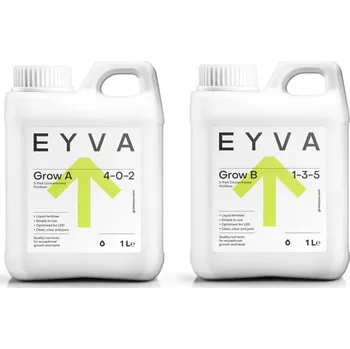 Hnojivo EYVA Liquid Grow A+B 1 l, základní hnojivo na růst