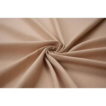 Látka imitující len – béžová s nádechem růžové