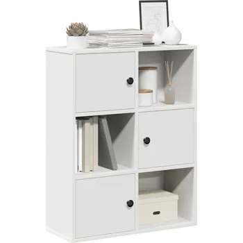 Knihovna Knihovna bílá 60x24x76,5 cm kompozitní dřevo - 8721158664952