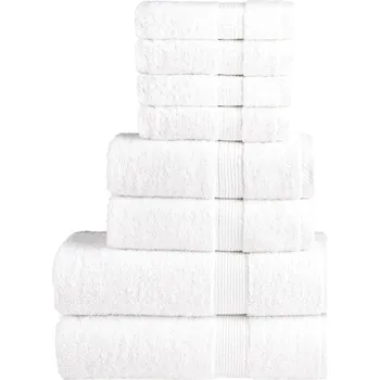 Utěrka 8dílná sada ručníků Premium SOLUND bílá 600 g/m² - 8721012151772