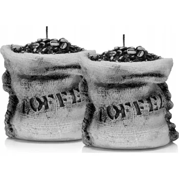 Svíčka Dekorativní parafinová svíčka bez vůně Drobo 2 ks