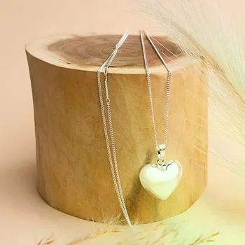 Těhotenské šaty Mummy Bell Těhotenská rolnička - Rolnička Srdíčko - stříbrné