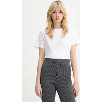 Pánské tričko Bavlněné tričko Marella Emme by Marella 2615971031200 bílá 00X, vel. L