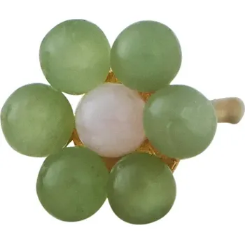 Náušnice Pozlacené stříbrné náušnice Design Letters 90404002GREEN zelená 77X, vel. ONE SIZE