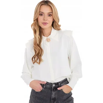 Dámská košile Elegantní klasická dámská košile s bufetovým rukávem