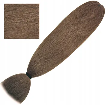 Příčesek Syntetické vlasové pásy hnědé Althair