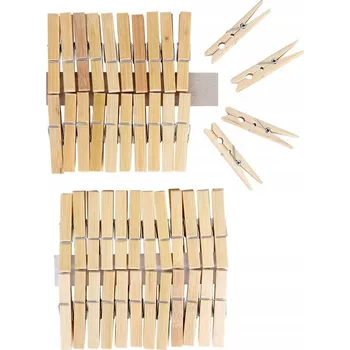 Kolíček na prádlo Kolíčky na prádlo bambusové 48 ks