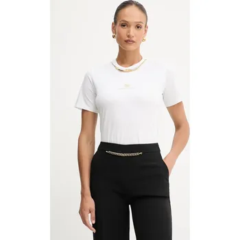 Pánské tričko Bavlněné tričko Elisabetta Franchi MA02856E2 bílá 00X, vel. 38