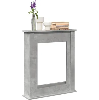Krbová obestavba Krbová obestavba betonově šedá 75x20x87,5 cm kompozitní dřevo - 8721158388711