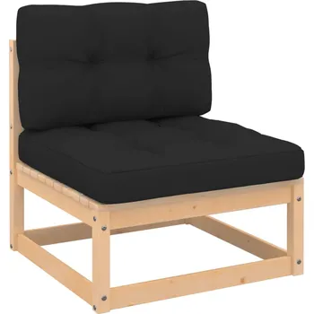 Zahradní sestava Zahradní středová pohovka s poduškami masivní borovice - 8720286543603