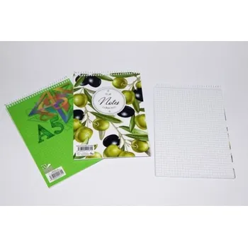 Blok Blok poznámkový A5 čtvereček hor. spirála 70l /15075/ SCP