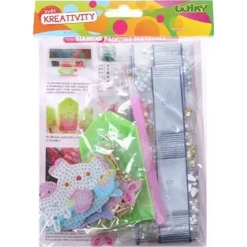 Kreativní set diamond klíčenka, 5ks /W033540/