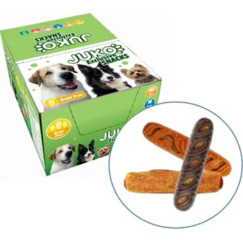 Krmivo pro psa Bageta plněná masem JUKO Snacks 1,4 kg (cca 32 ks)