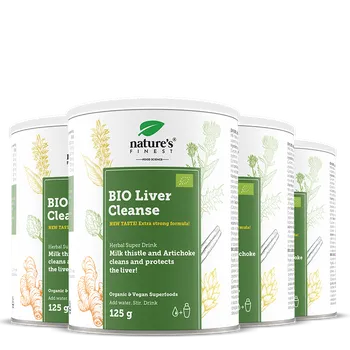 100% Ostropestřec Mariánský + Artičok | 4x Liver Cleanse od Nature's Finest | Veganský Produkt pro Obnovu Jater