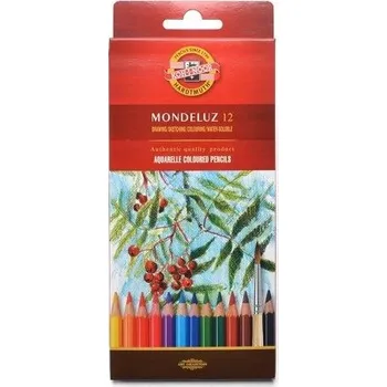 Kresba Akvarelové pastelky Mondeluz, 12 ks