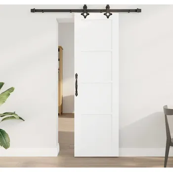 Interiérové dveře vidaXL Posuvné dveře ORKDAL Bílá 61 x 198,5 cm Masivní borové dřevo [3333605]