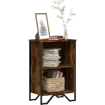 Knihovna Knihovna kouřový dub 50 x 31 x 74,5 cm kompozitní dřevo - 8721102811692