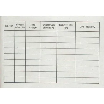 Kniha jízd A6 - firem.+souk.vozidl , 52str /ET310/