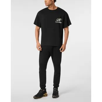 Pánské tričko Plein Sport T-Shirt 28485 Černá Regular Fit 3XL