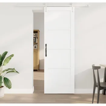 Interiérové dveře vidaXL Posuvné dveře ORKDAL Bílá 73,5 x 211 cm Masivní borové dřevo [3333693]