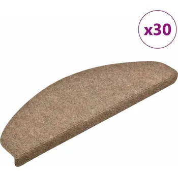 Nášlap na schod Schodové rohože samolepicí 30 ks 65 x 21 x 4 cm béžové, půlkulaté, velké - 8721288457837