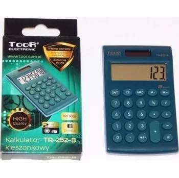 Kancelářská technika Kalkulačka KW TR-252-B, 8 míst modrá (120-1771)