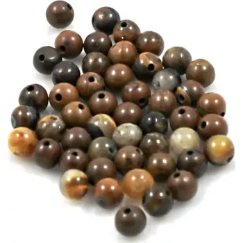 Drahý kámen Pravé minerální korálky 3mm mix – 50 ks