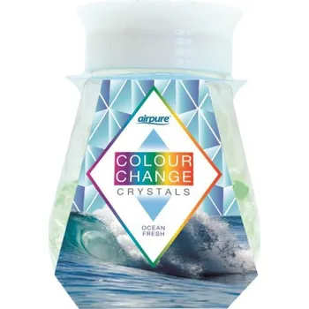 Osvěžovač vzduchu AIRPURE Gelový svítící osvěžovač s krystalky - Ocean Fresh 300g