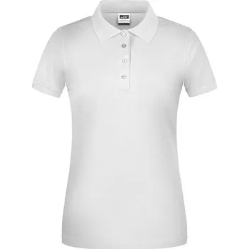 Dámská móda James&amp;Nicholson Dámská polokošile JN873 White XS