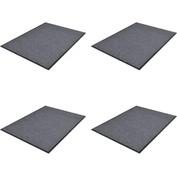 Rohožka PVC rohožky 4 ks šedé 90 x 60 cm - 8719883759746