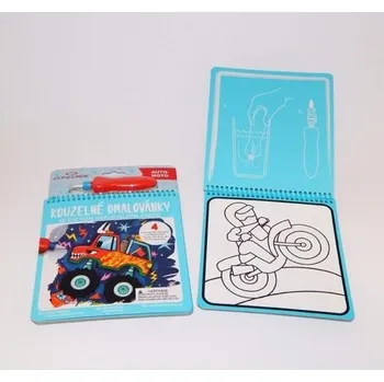 omalovánky Kreativní set Kouzelné omalovánky AUTO MOTO /A456/