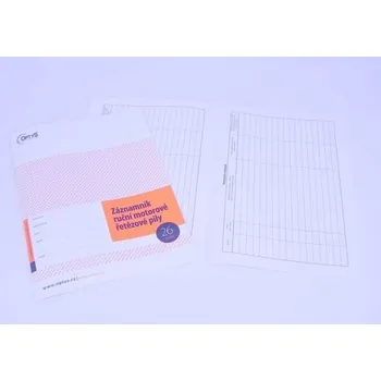 Záznam ruční motorové pily A4 /OP1235/