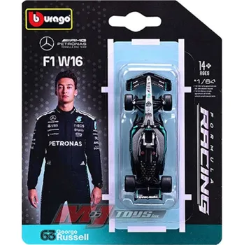 auto na autodráhu Auto F1 Mercedes AMG F1 W16 25 Russell 1:64