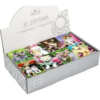 ARGUS Trhací zápisník s magnetem 3D efekt 11160003
