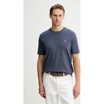 Pánské oblečení Bavlněné tričko Marc O'Polo 5000012685 námořnická modř 59B, vel. M