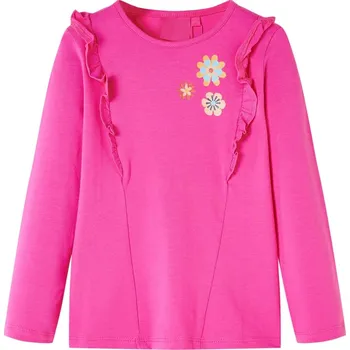 Chlapecké tričko Dětské tričko s dlouhým rukávem tmavě růžové 116 - 8721012032576