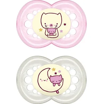 MAM Dudlík Night 6m+ box holka