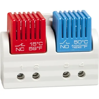 FTD 011, NC 15°C/ NO 50°C - Dvojitý termostat