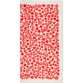 Hugo Dámský Šátek Alycia, červená / bílá, one size