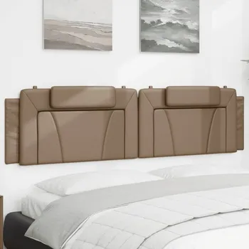 Polštář na čelo postele Viana cappuccino 200 cm umělá kůže - 8721012271722