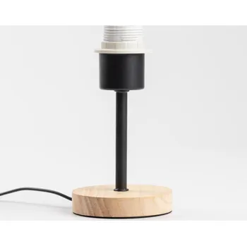 Lampička Brilagi - Stolní lampa NUBILA WOOD 1xE27/25W/230V dub/černá