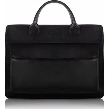 Kabelka Dámská kožená aktovka Paolo Peruzzi černá