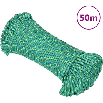 Lano Lodní lano zelené 3 mm 50 m polypropylen - 8720287129738