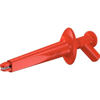 Krokosvorka AB200 červená - Měřící svorka