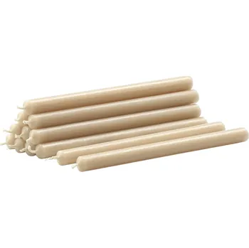 Svíčka Stoff Nagel Svíčka STOFF Nagel Beige – set&nbsp;12 ks