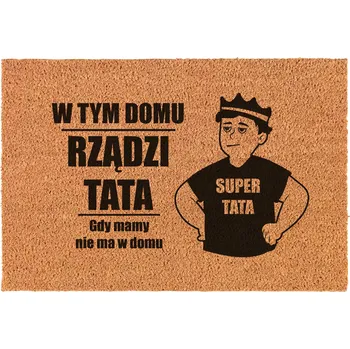 Rohožka Kokosová rohožka hotová 40 x 60 cm