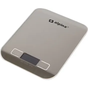 Kuchyňská váha Elektrická váha Alpina šedá